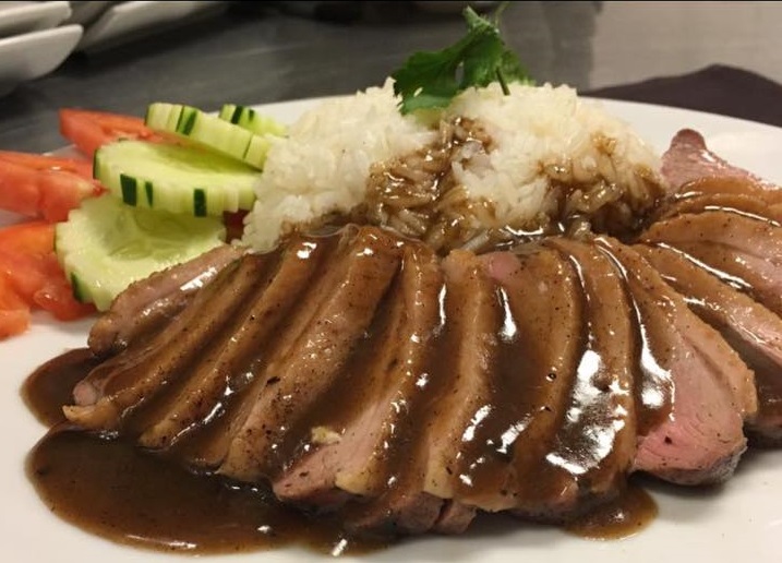 Roasted Duck with Steamed Jasmine Rice